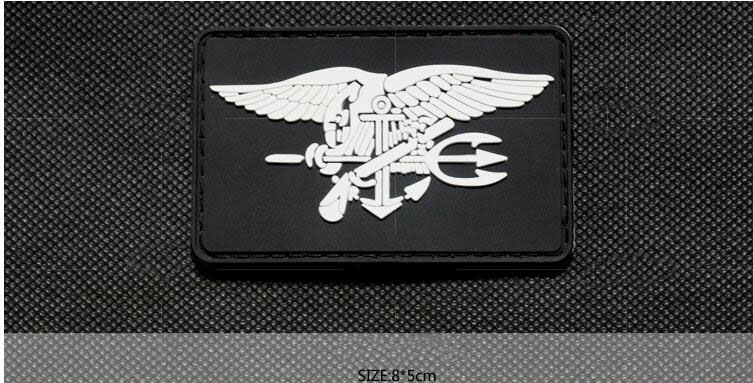 Magical badge outdoor bagpack national flag badge army fans strap PVC shoulder badge UD16602 